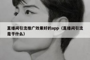 直播间引流推广效果好的app（直播间引流是干什么）