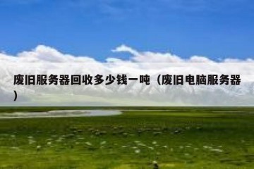 废旧服务器回收多少钱一吨（废旧电脑服务器）