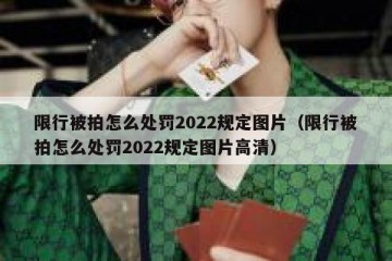 限行被拍怎么处罚2022规定图片（限行被拍怎么处罚2022规定图片高清）