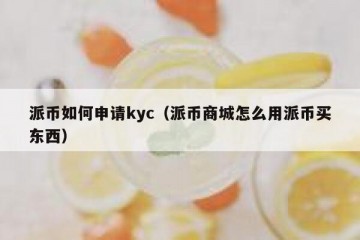 派币如何申请kyc（派币商城怎么用派币买东西）