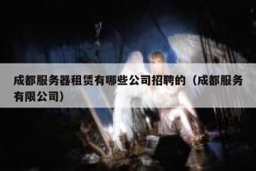 成都服务器租赁有哪些公司招聘的（成都服务有限公司）