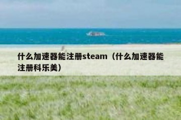 什么加速器能注册steam（什么加速器能注册科乐美）