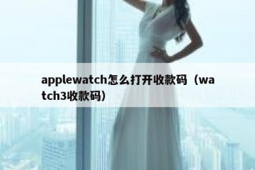 applewatch怎么打开收款码（watch3收款码）