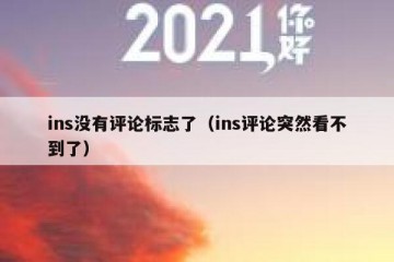 ins没有评论标志了（ins评论突然看不到了）
