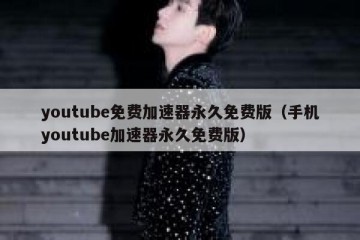 youtube免费加速器永久免费版（手机youtube加速器永久免费版）