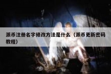 派币注册名字修改方法是什么（派币更新密码教程）