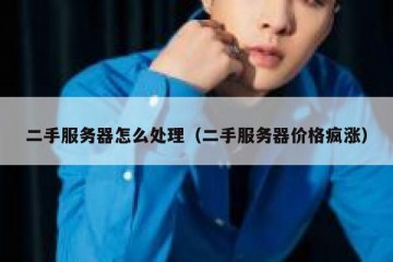 二手服务器怎么处理（二手服务器价格疯涨）
