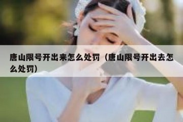 唐山限号开出来怎么处罚（唐山限号开出去怎么处罚）