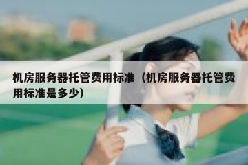 机房服务器托管费用标准（机房服务器托管费用标准是多少）
