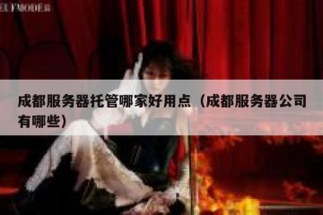 成都服务器托管哪家好用点（成都服务器公司有哪些）