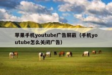 苹果手机youtube广告屏蔽（手机youtube怎么关闭广告）