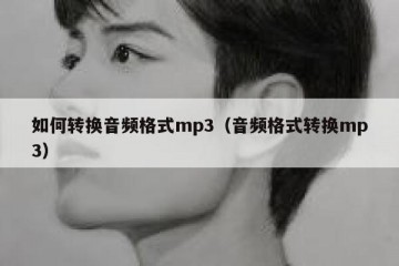 如何转换音频格式mp3（音频格式转换mp3）