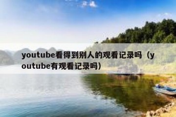 youtube看得到别人的观看记录吗（youtube有观看记录吗）