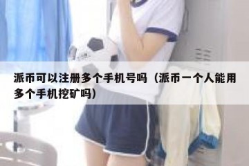 派币可以注册多个手机号吗（派币一个人能用多个手机挖矿吗）