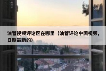 油管视频评论区在哪里（油管评论中国视频,日期最新的）