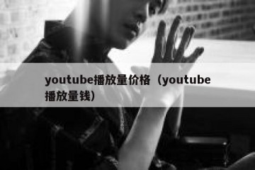 youtube播放量价格（youtube播放量钱）