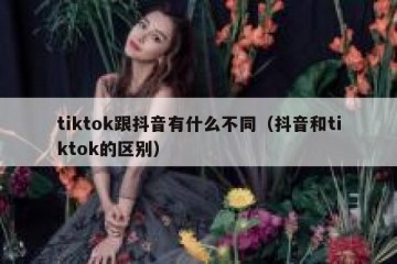 tiktok跟抖音有什么不同（抖音和tiktok的区别）