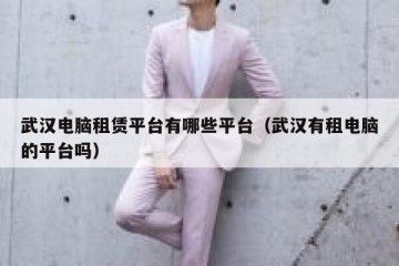 武汉电脑租赁平台有哪些平台（武汉有租电脑的平台吗）