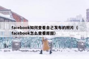 facebook如何查看自己发布的照片（facebook怎么查看原图）