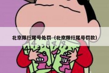 北京限行尾号处罚（北京限行尾号罚款）