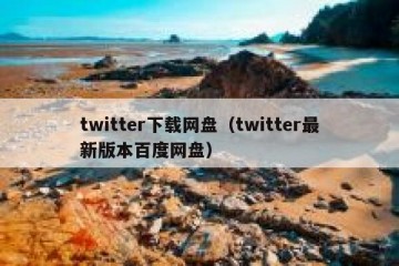 twitter下载网盘（twitter最新版本百度网盘）