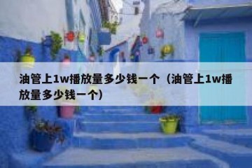 油管上1w播放量多少钱一个（油管上1w播放量多少钱一个）