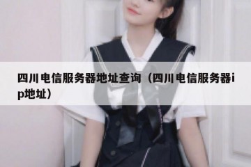 四川电信服务器地址查询（四川电信服务器ip地址）