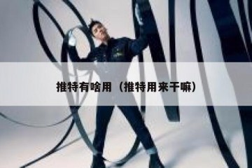 推特有啥用（推特用来干嘛）