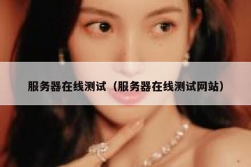 服务器在线测试（服务器在线测试网站）