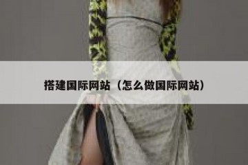 搭建国际网站（怎么做国际网站）