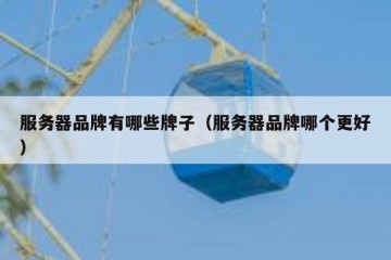 服务器品牌有哪些牌子（服务器品牌哪个更好）