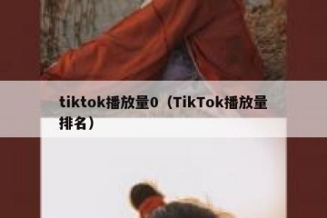 tiktok播放量0（TikTok播放量排名）