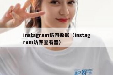 instagram访问数据（instagram访客查看器）