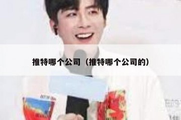 推特哪个公司（推特哪个公司的）