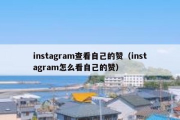 instagram查看自己的赞（instagram怎么看自己的赞）