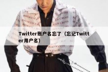 Twitter账户名忘了（忘记Twitter用户名）
