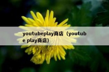 youtubeplay商店（youtube play商店）