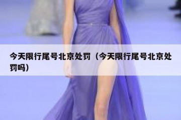 今天限行尾号北京处罚（今天限行尾号北京处罚吗）