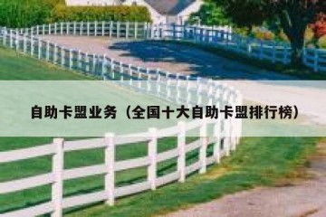 自助卡盟业务（全国十大自助卡盟排行榜）