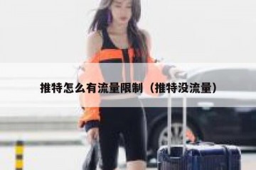 推特怎么有流量限制（推特没流量）