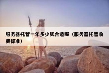 服务器托管一年多少钱合适呢（服务器托管收费标准）