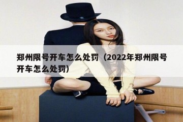 郑州限号开车怎么处罚（2022年郑州限号开车怎么处罚）