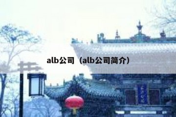 alb公司（alb公司简介）