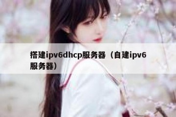 搭建ipv6dhcp服务器（自建ipv6服务器）