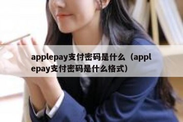 applepay支付密码是什么（applepay支付密码是什么格式）