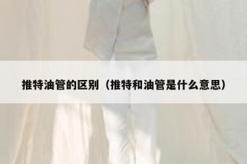 推特油管的区别（推特和油管是什么意思）