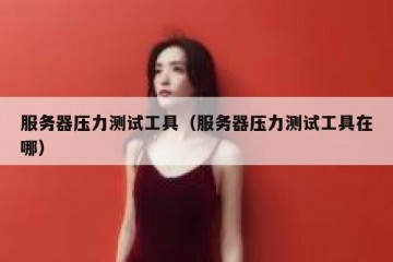服务器压力测试工具（服务器压力测试工具在哪）
