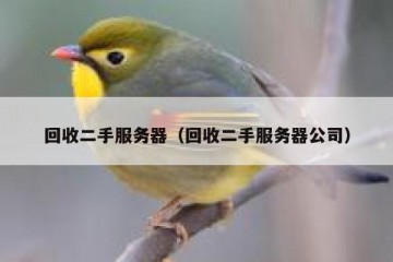 回收二手服务器（回收二手服务器公司）