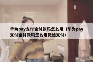 华为pay支付宝付款码怎么用（华为pay支付宝付款码怎么用微信支付）