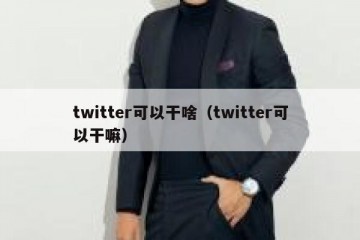 twitter可以干啥（twitter可以干嘛）